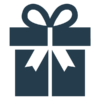 Icon graphic of gift