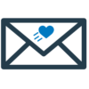 Icon graphic of envelope