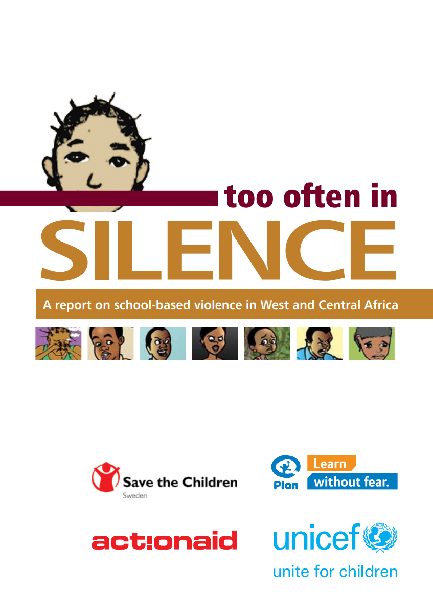 Too Often in Silence: A report on school-based violence in West and Central Africa report cover