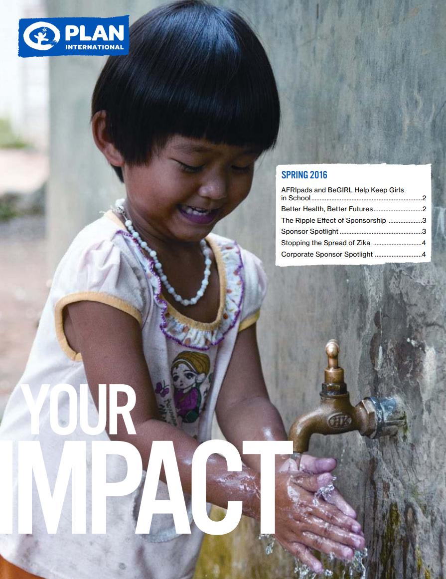 Spring 2016 Your Impact newsletter cover