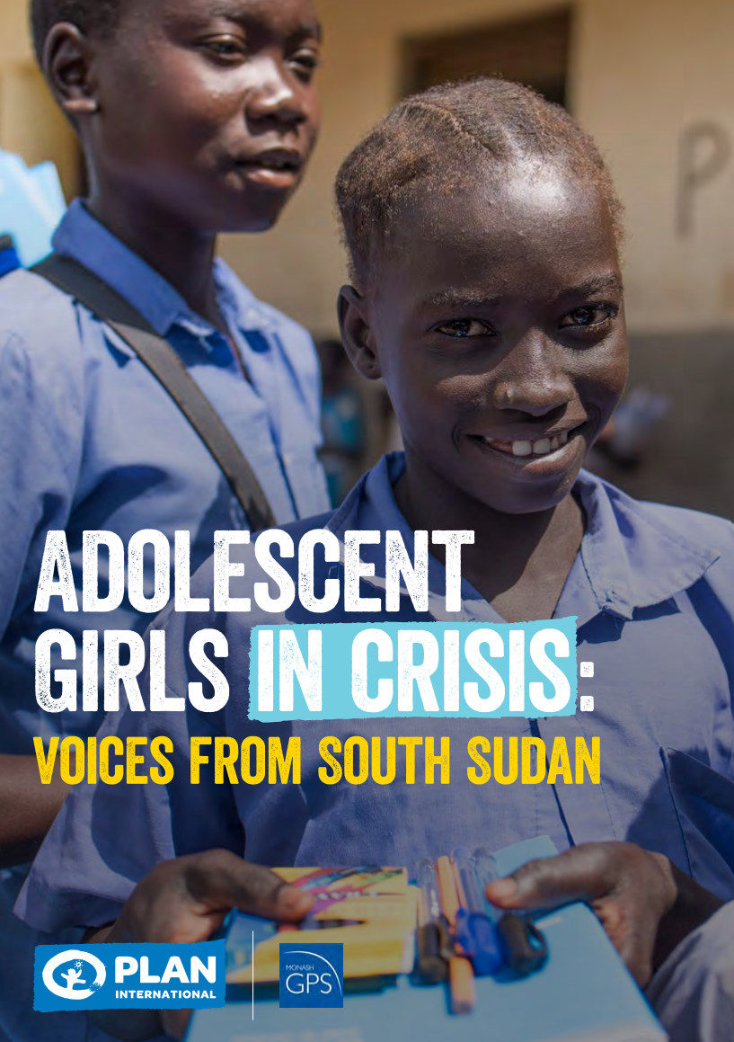 Adolescent Girls in Crisis: Voices from South Sudan report cover