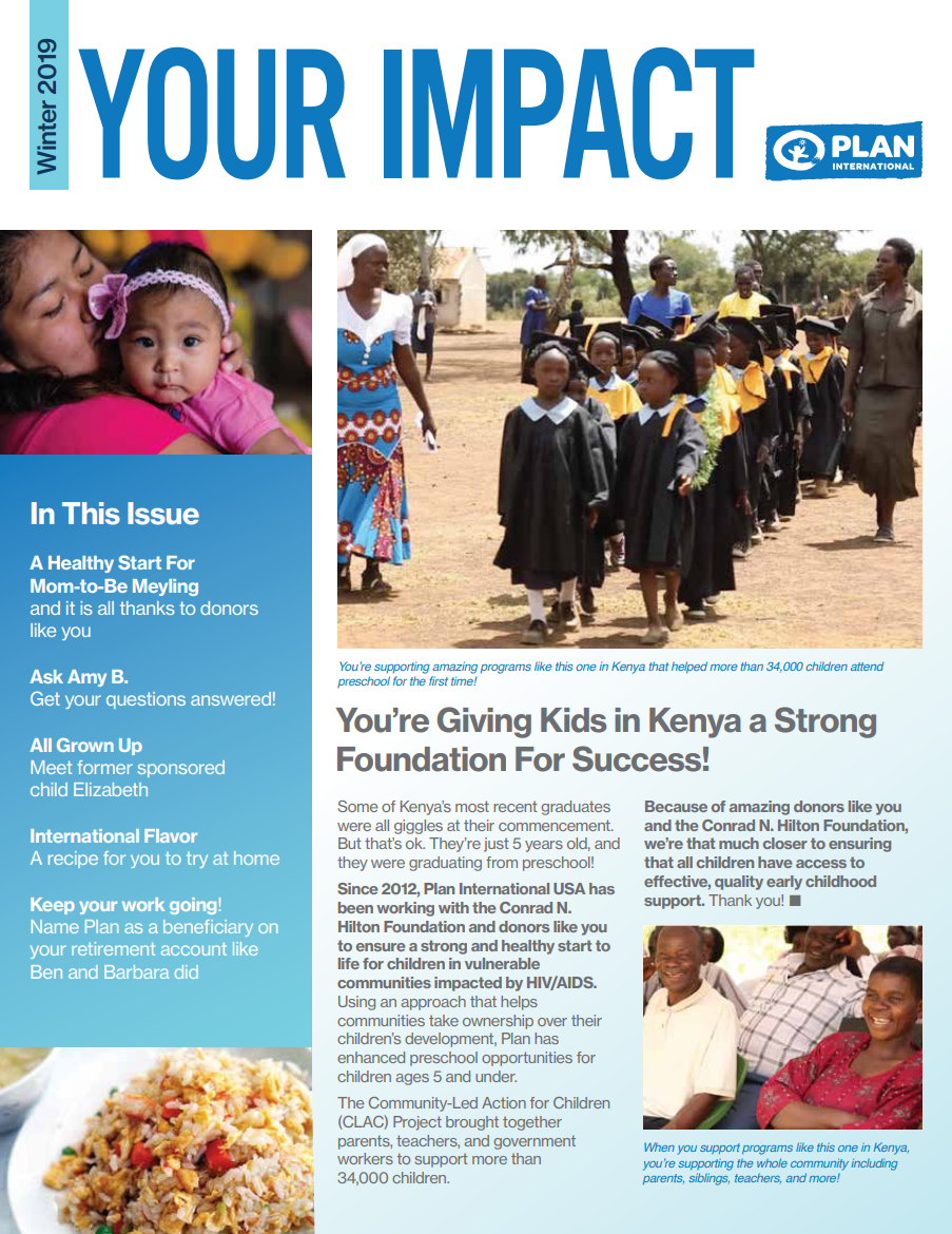 Winter 2019 Your Impact newsletter cover