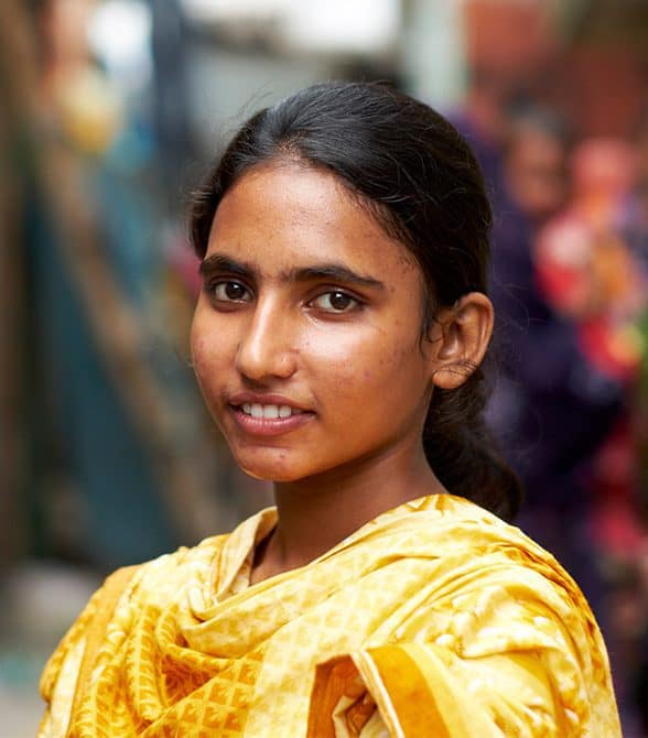 Plan sponsored girl in Bangladesh