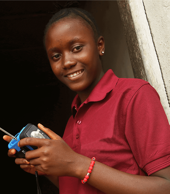 Girl Getting An Education In Sierra Leone Jeneba