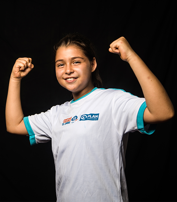 Flor Showing Strength For Girls Rights