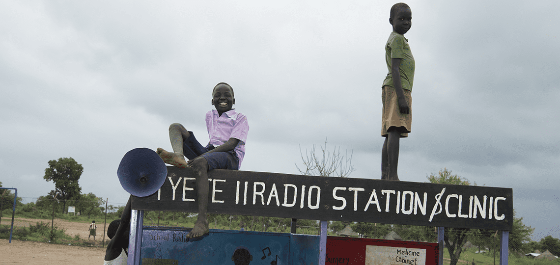Child-friendly space in Bidi Bidi 