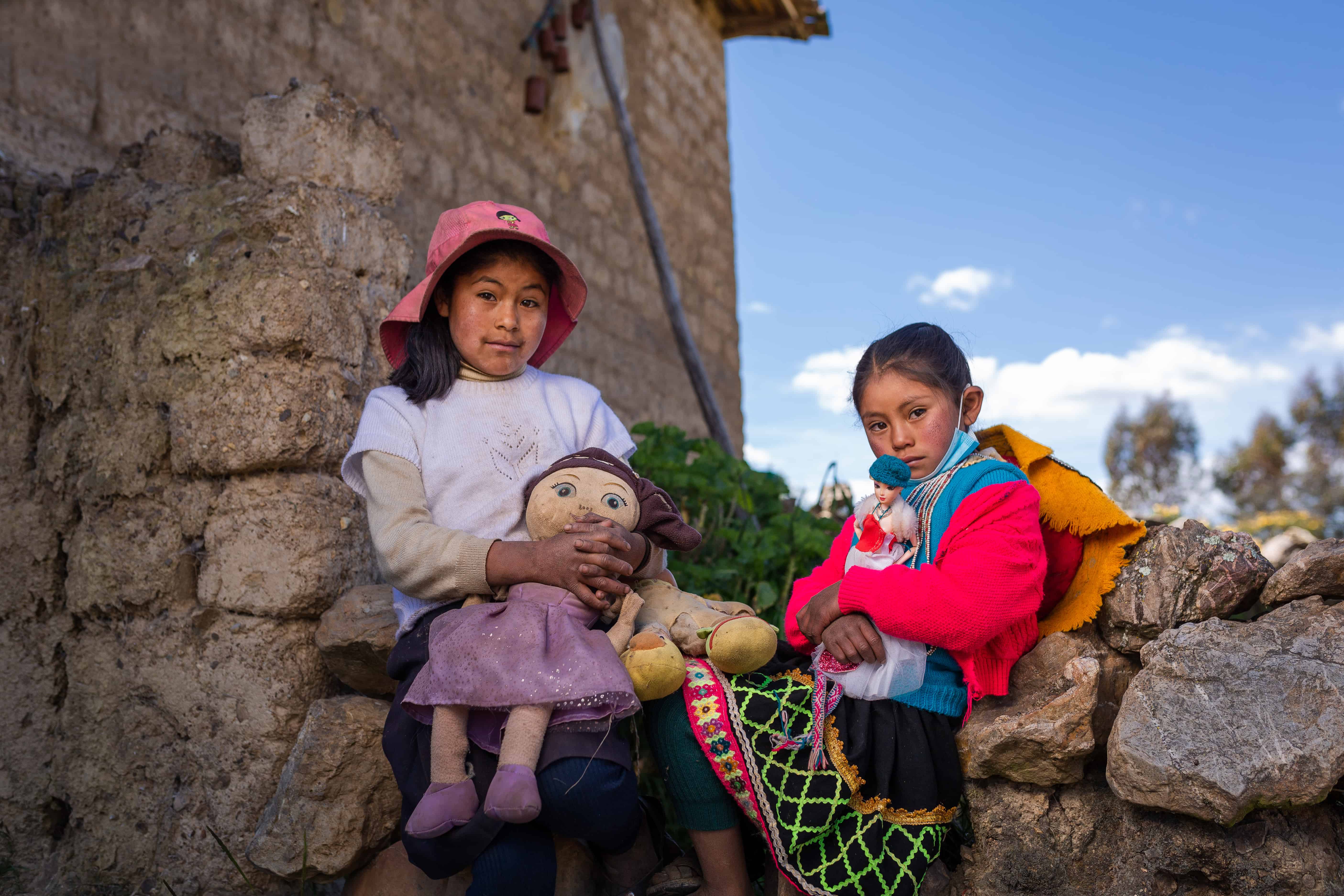 Two girls from Peru