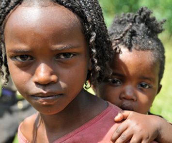 Child Marriage - young mother and her baby