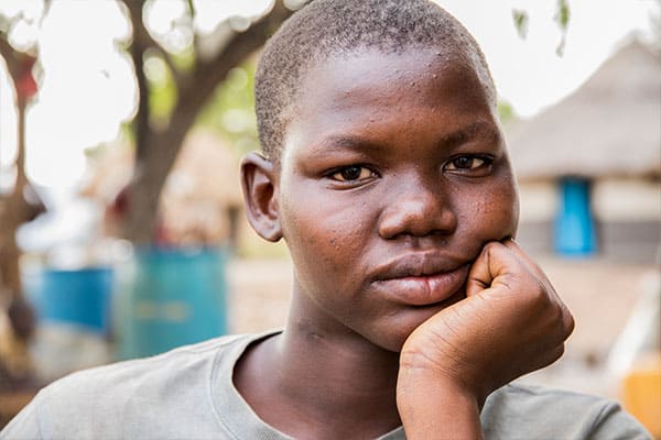 Stella is a brave young woman in South Sudan who despite the stigma of early marriage has returned school, determined to finish