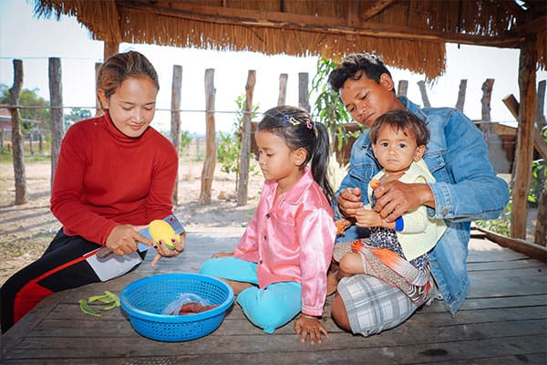 Daniya, who lives with her parents and younger sister in Cambodia, are better protected because of you