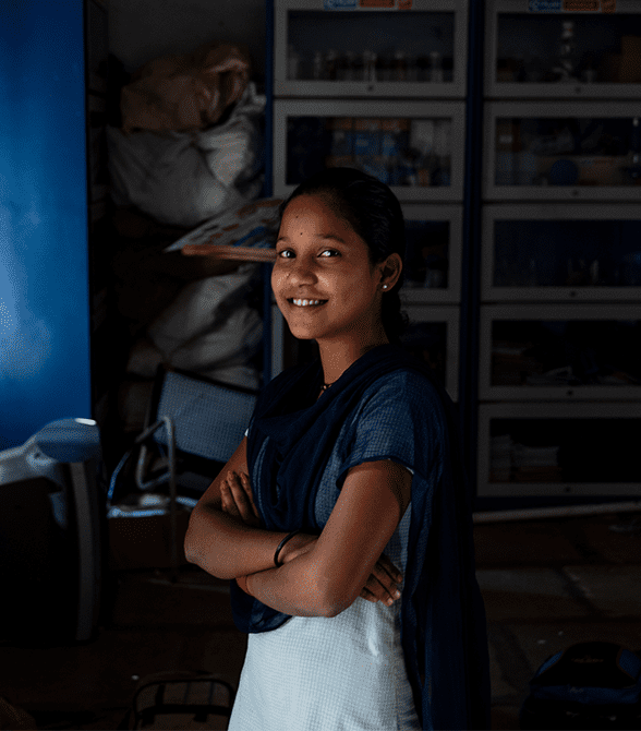 Sponsored Girl In India