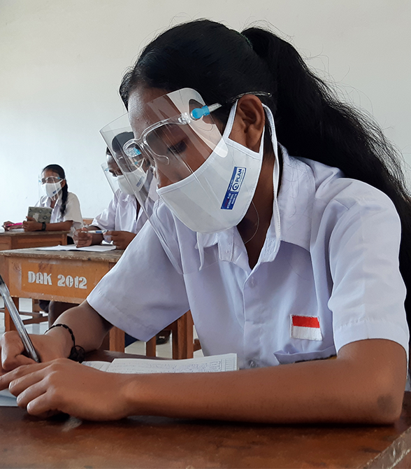 Angelina In Indonesian School