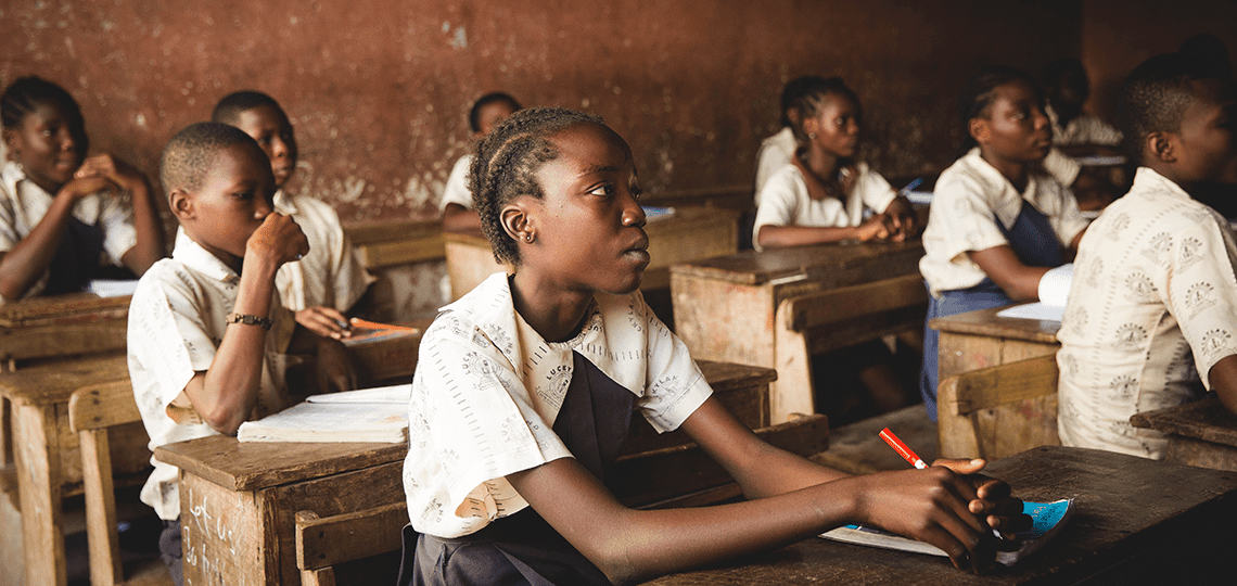 School children in danger of Boko Haram abduction in Nigeria, Africa