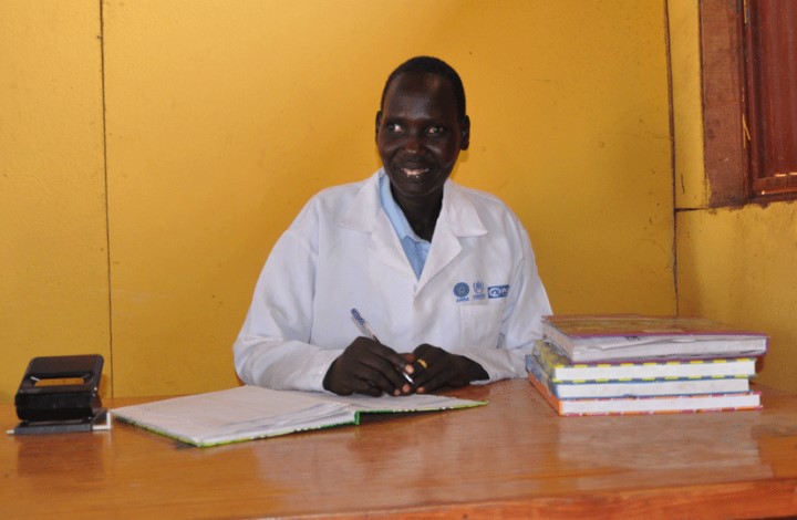Rachel is the first female school director in a refugee camp