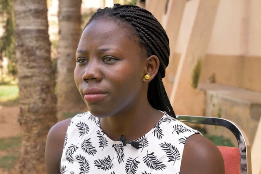 Sophie is a young woman from Uganda calling for better sex education for girls