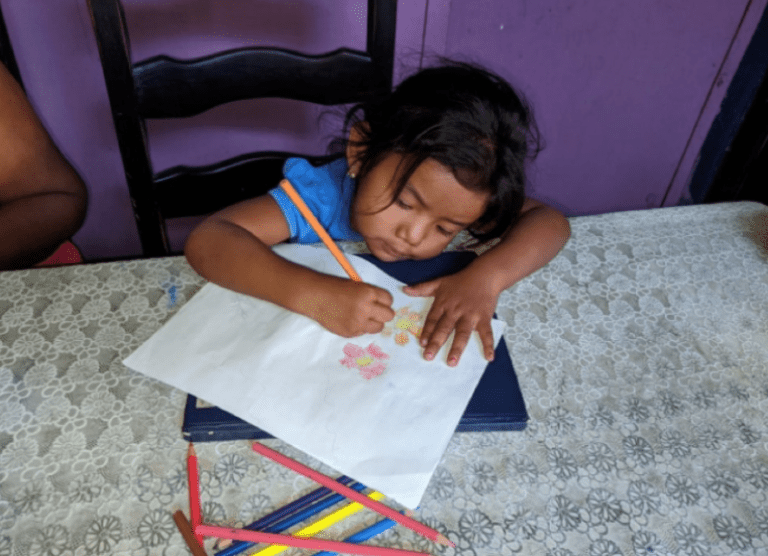 Sponsored girl in Nicaragua
