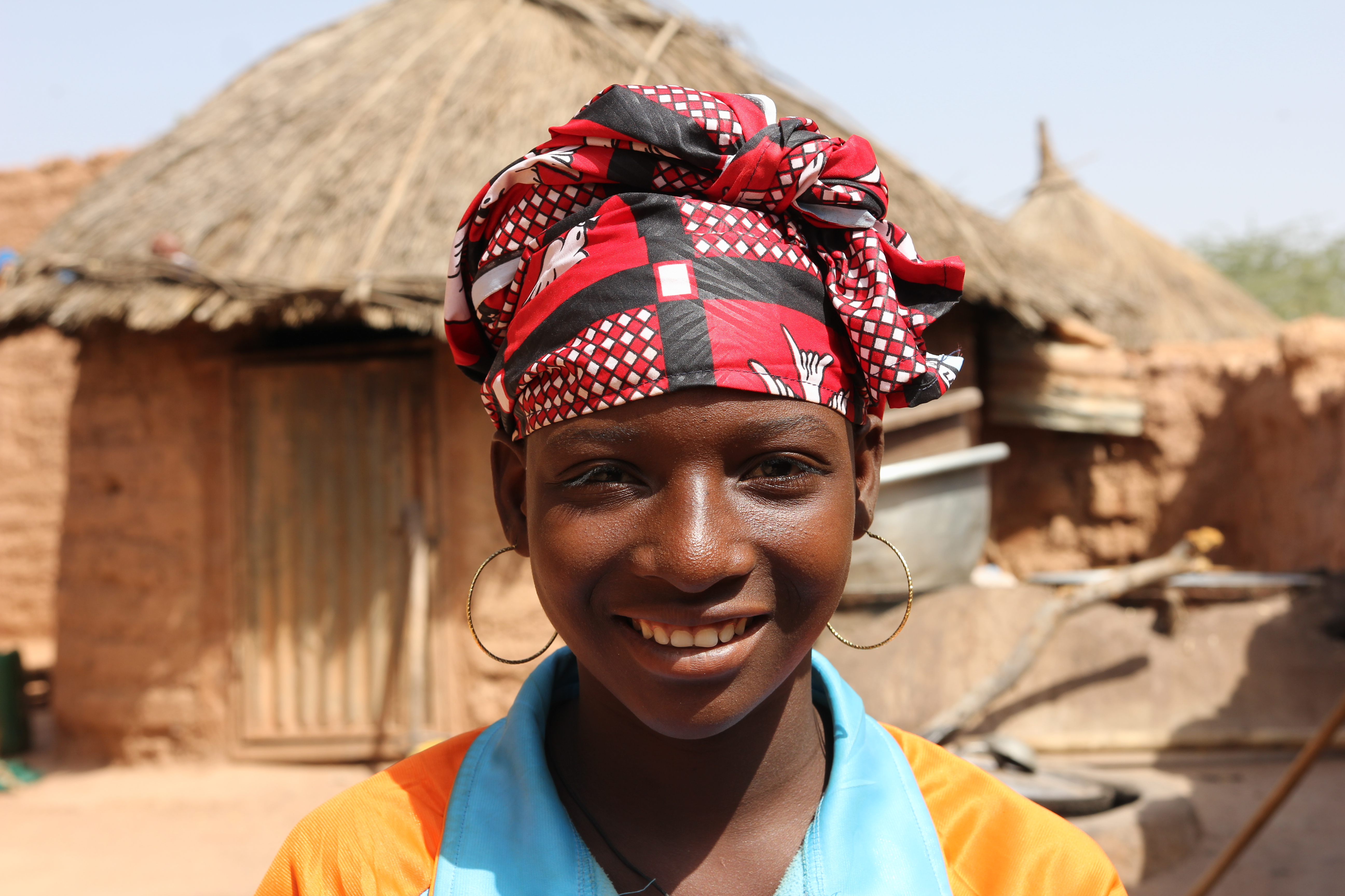 Larissa, age 13, is a sponsored child with Plan who lives in Burkina Faso