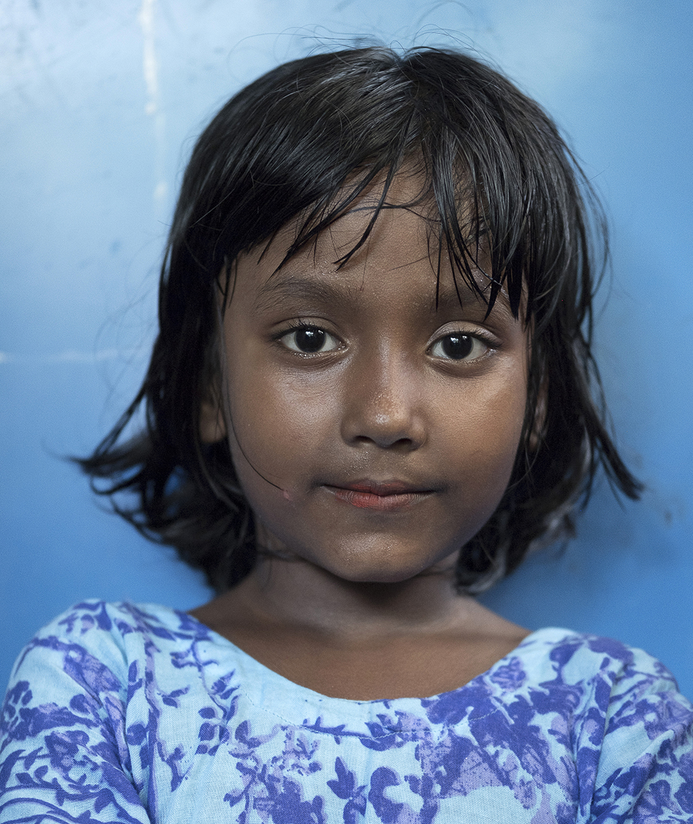 One of Tanzila’s students at the Plan accelerated learning school