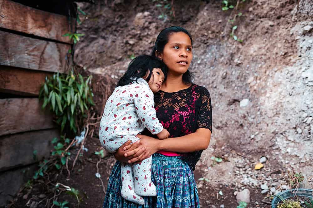 A Guatemalan mother and her child