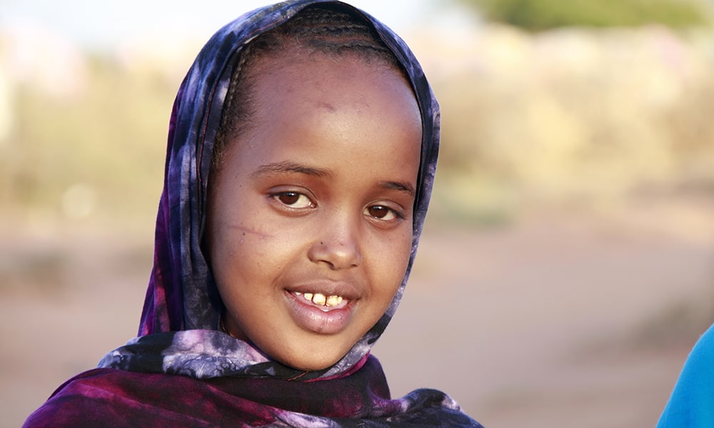 Najma from Somalia is still hopeful for the future, despite everything. 