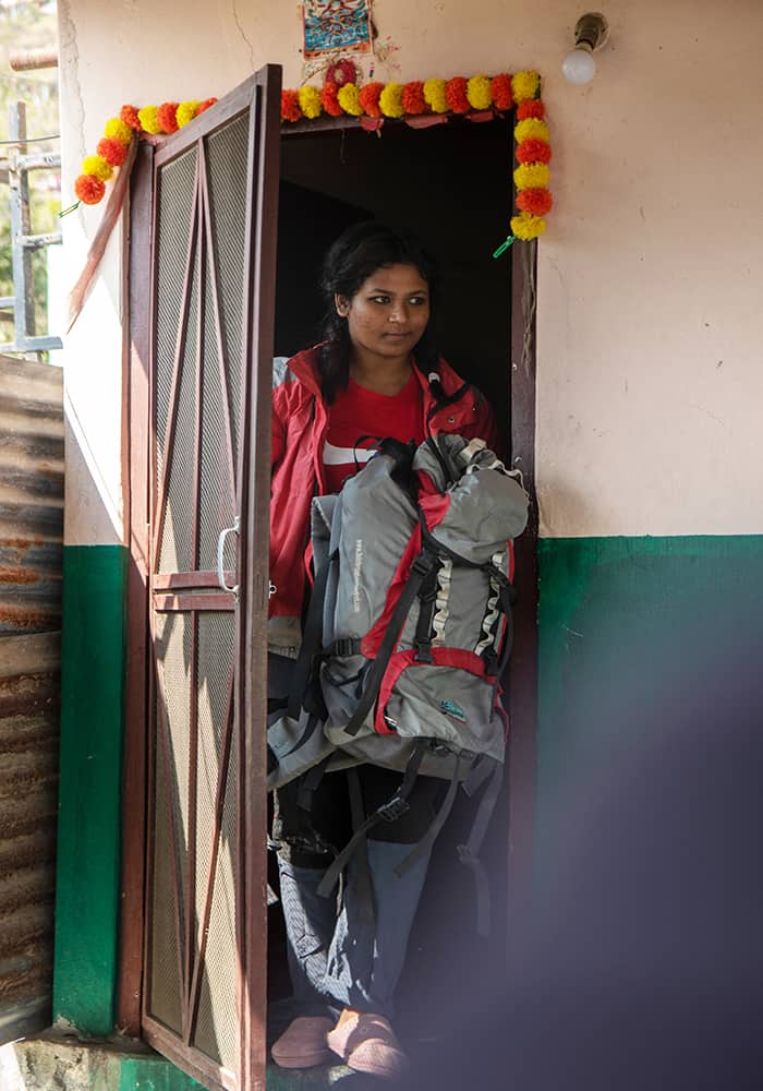 Shreya works in her hometown of Pokhara in Nepal, which is known as a gateway to the Annapurna Circuit, a popular trail in the Himalayas.     