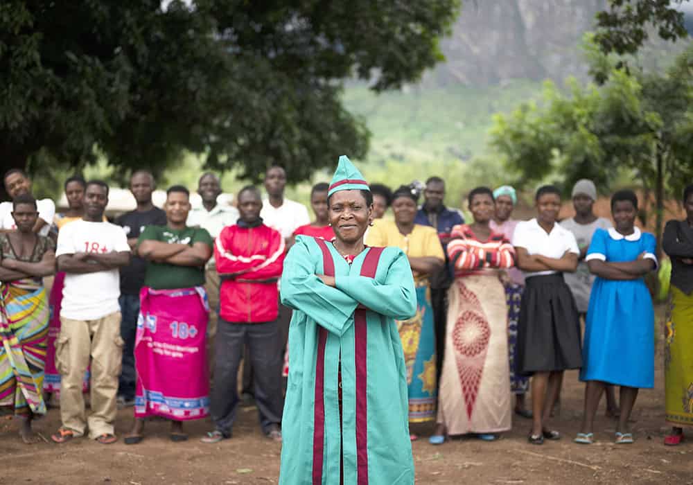 Chief Kukada is setting an example for young people to lead in the community in Mulanje. 