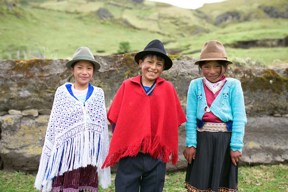 Joselin (left) with her friends Kevin and Jesica. 