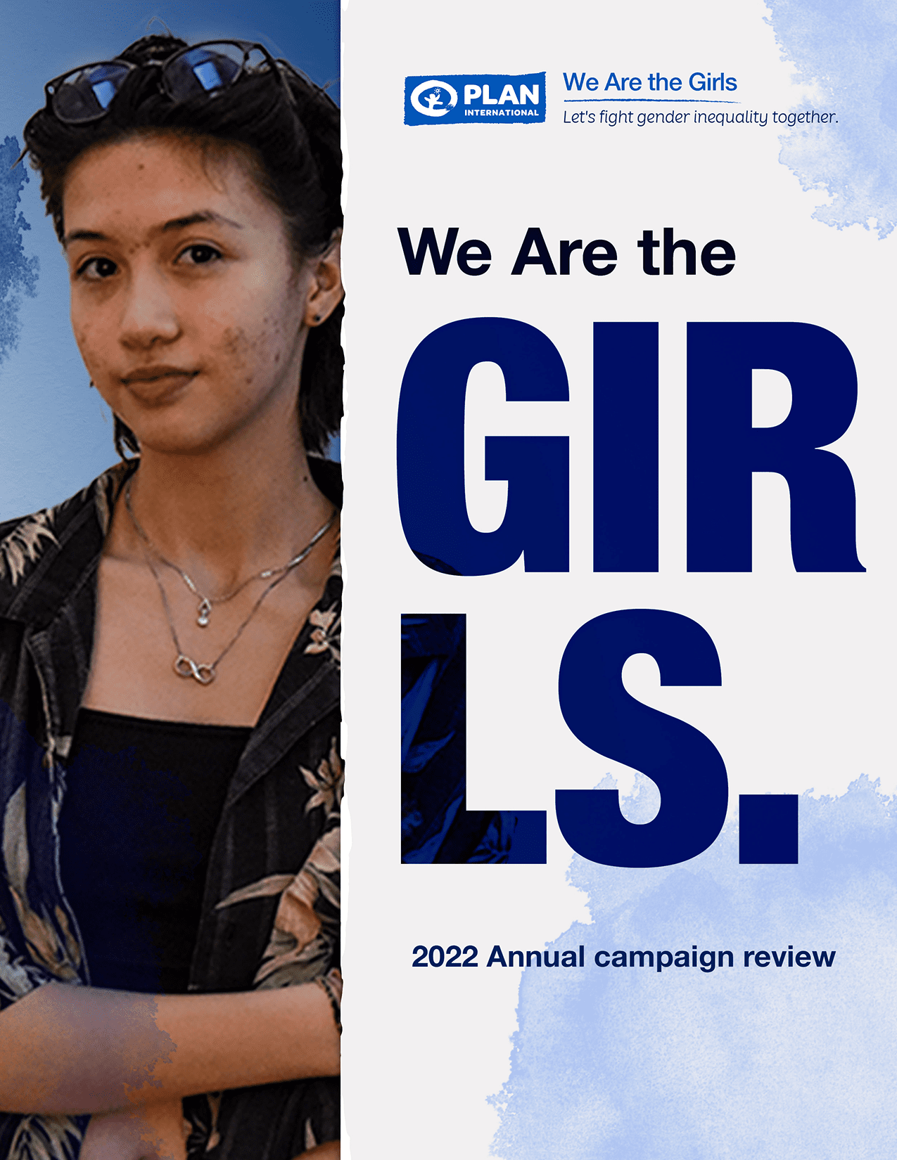 Plan International USA We Are the Girls 2022 Report cover photo
