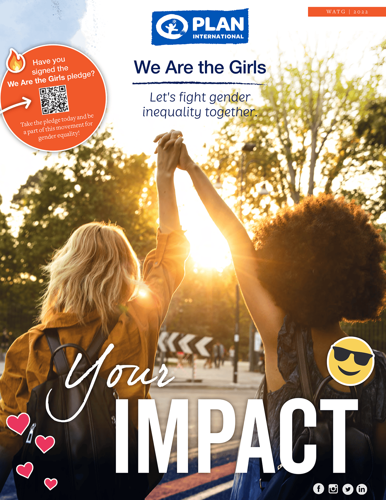 Plan USA We Are the Girls campaign 2022 impact report for donors.