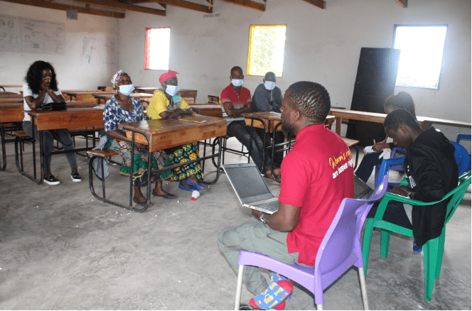 Damien and Angela, panel members in Malawi, visit a school in need of support for children’s education in crisis. 