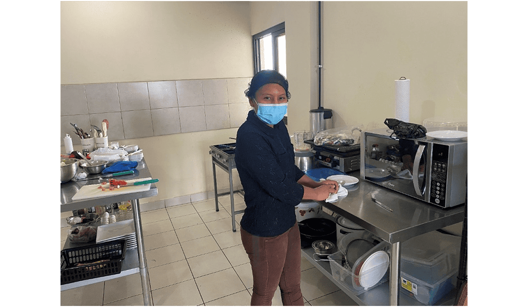 Eliza, 23, participated in Plan’s Connection to Success project in Guatemala, supported by the We Are the Girls campaign. Through the project, she got a job at a hotel kitchen.  “I feel happy for the space I have been given in the Connection to Success project,” Eliza says. “My mom says she sees changes in my life. I tell her what I learned in the employment sessions. She tells me not to stop, to put everything into practice, and to keep growing.”