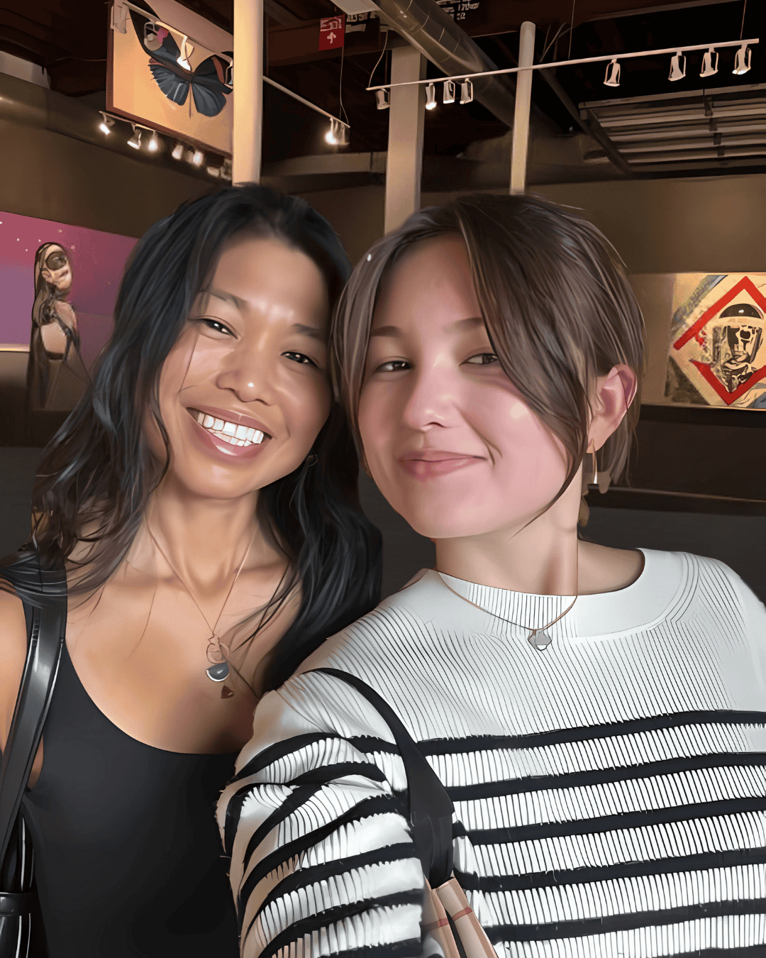 Byronie (right) and her mom, Sara, share how family support can help young leaders thrive — from the kitchen table to the world stage.