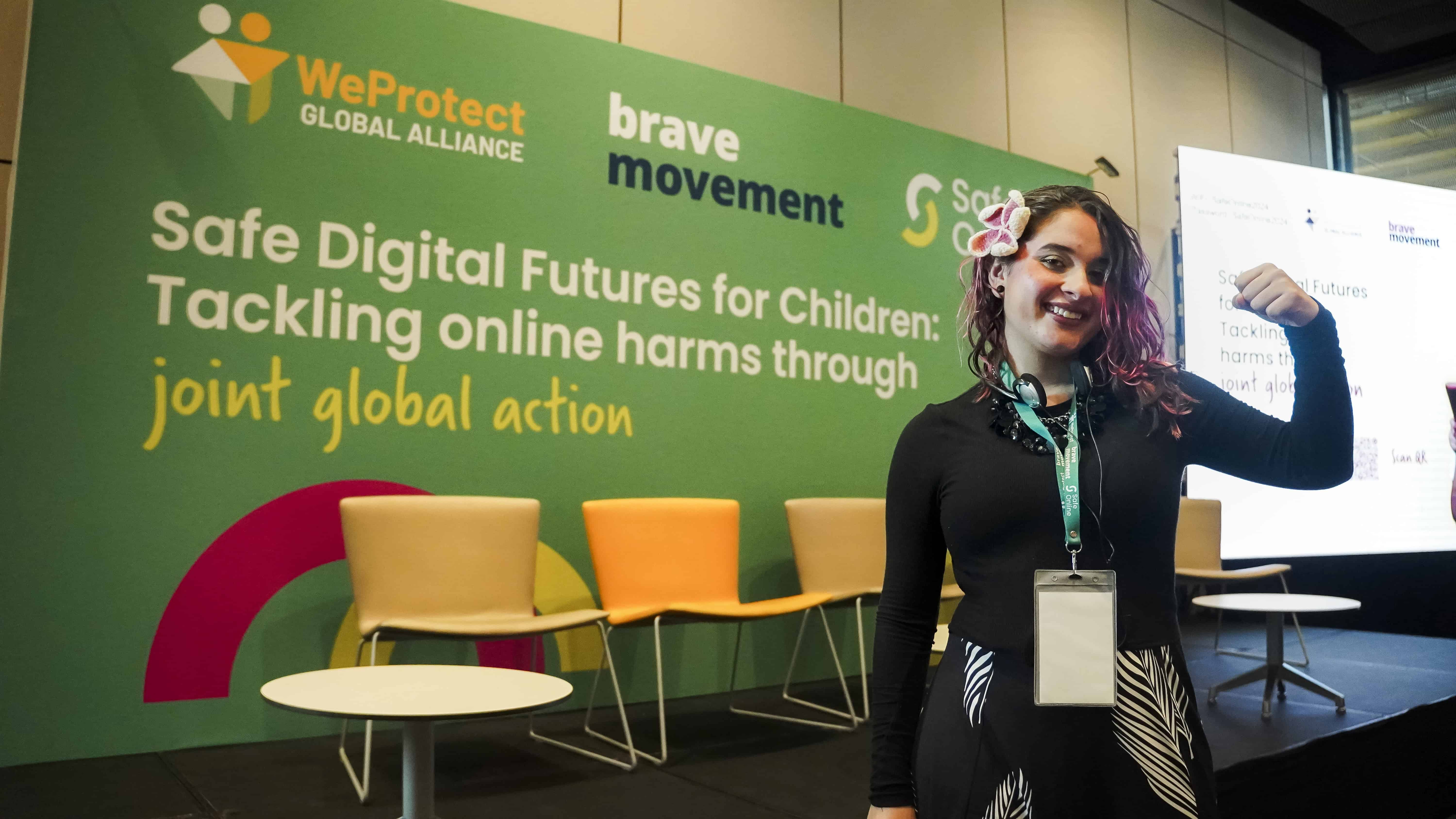 Daphne, 17, a youth activist from Colombia, speaks out on digital violence