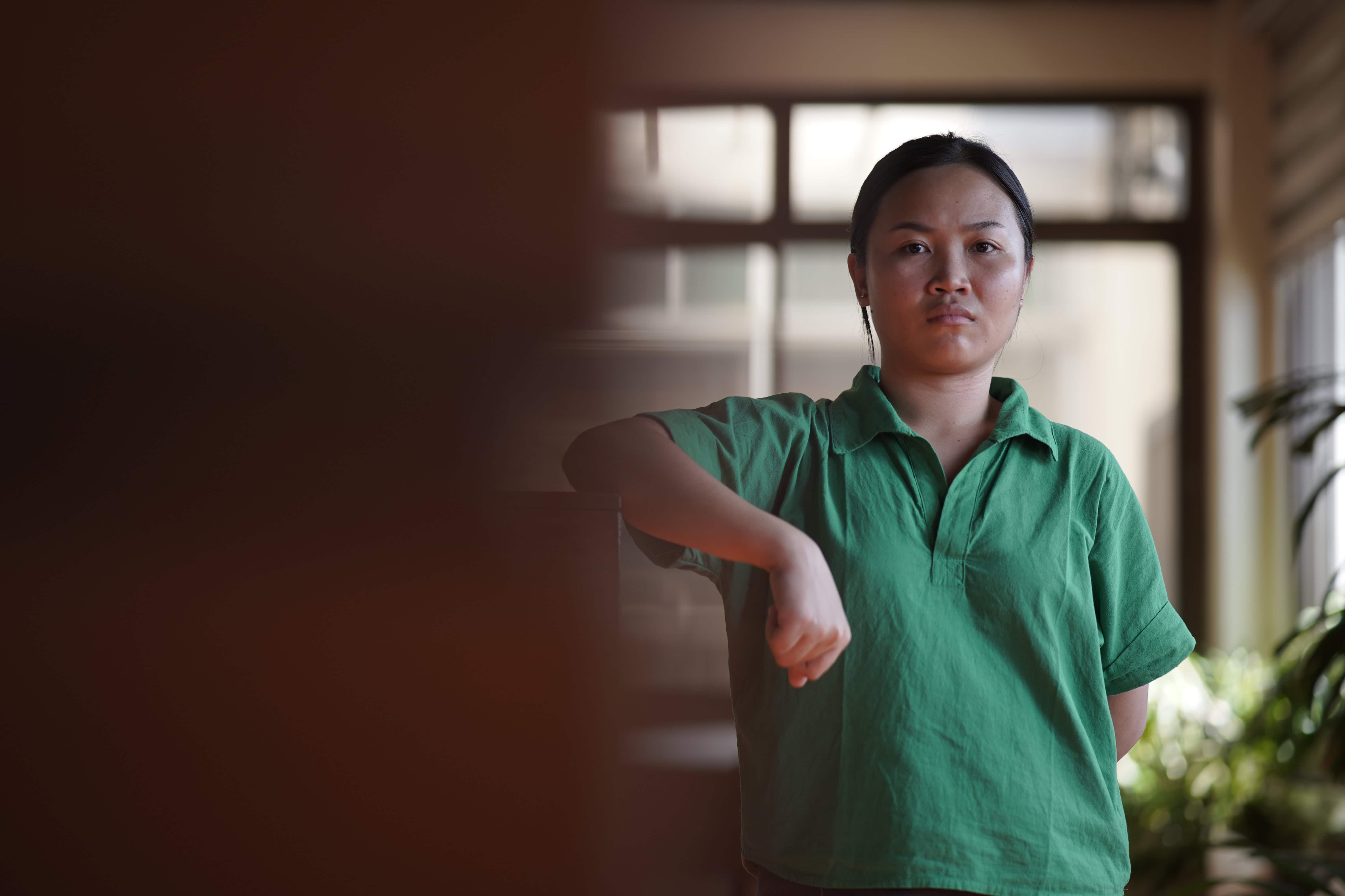 Aprille, 24, a teacher and climate advocate from Eastern Samar in the Philippines.